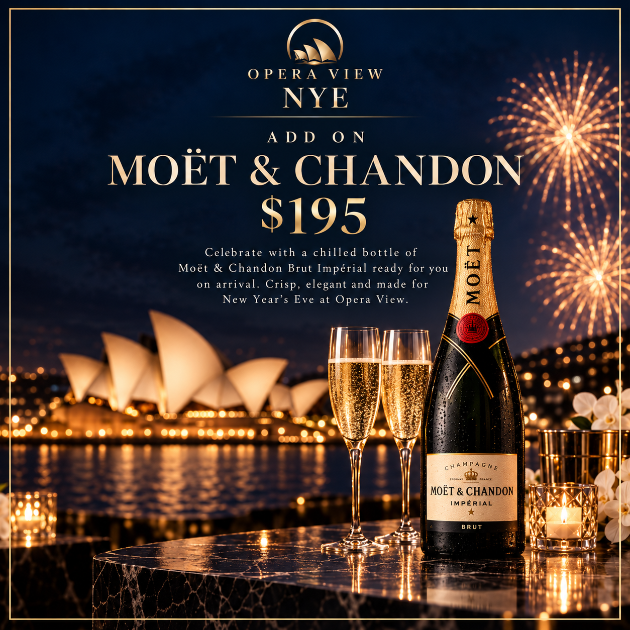 Moët & Chandon bottle service